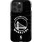 NBA Golden State Warriors Black Animal Print iPhone 15 Pro Impact Case